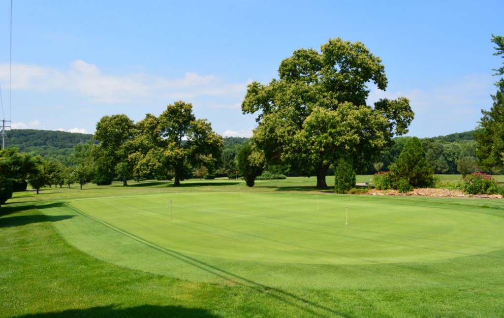 View of the putting green at Chapel Hill Golf Course in Reading, PA