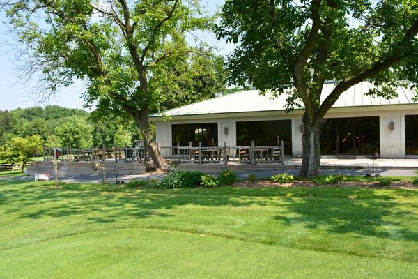 View of the clubhouse at Chapel Hill