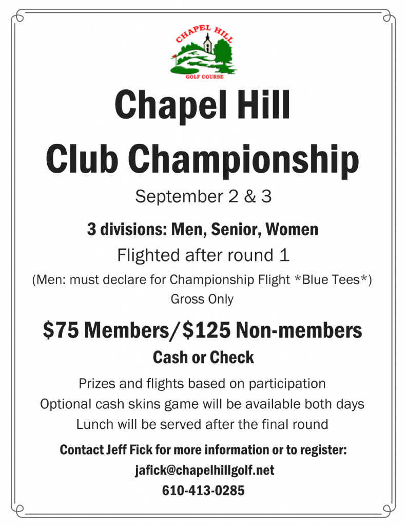 Chapel Hill Club Championship